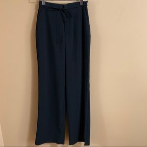 Banana Republic Black High-Rise Pants with Split Hem